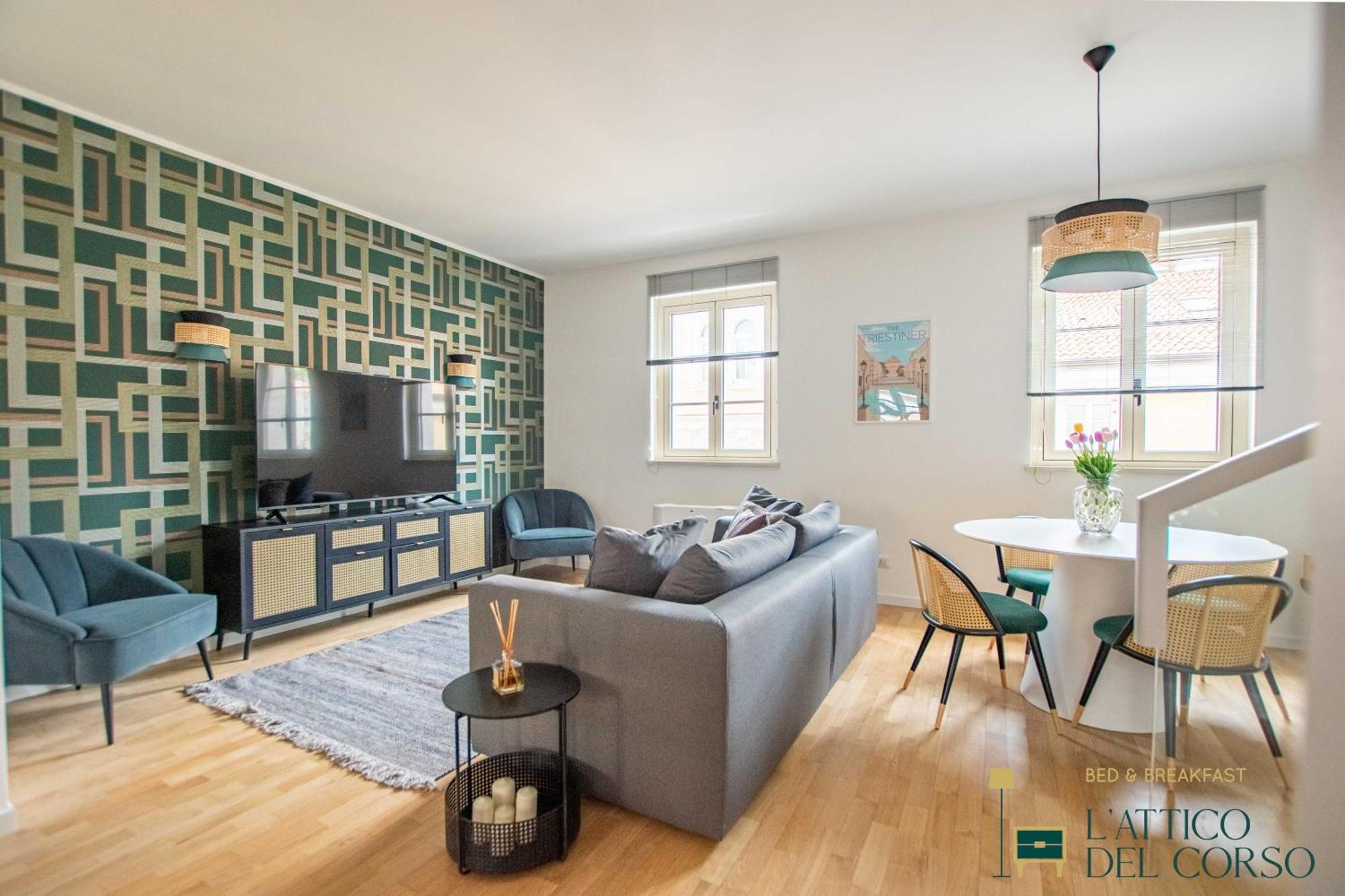 Apartamento L'Attico Del Corso Trieste Exterior foto
